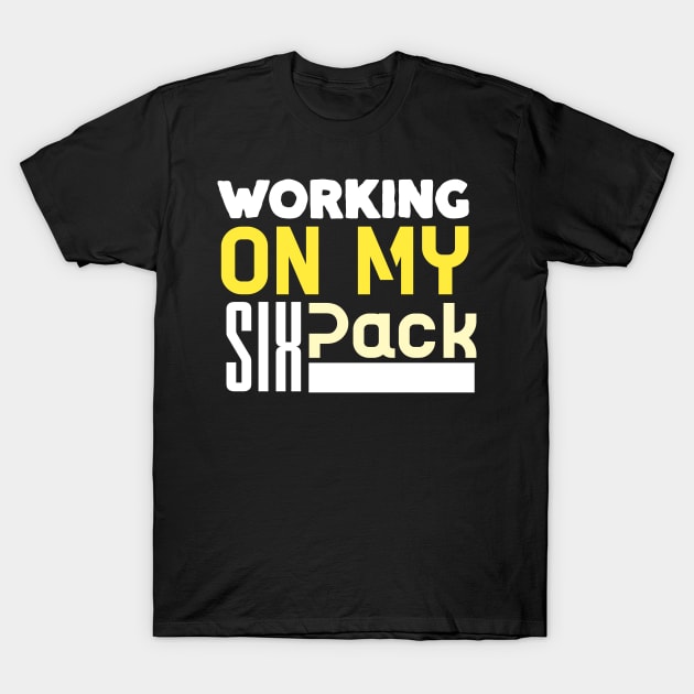 Working on my six pack T-Shirt by Asianboy.India 